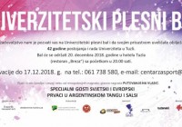 Plakat PLESNI BAL decembar 2018 pozivnice